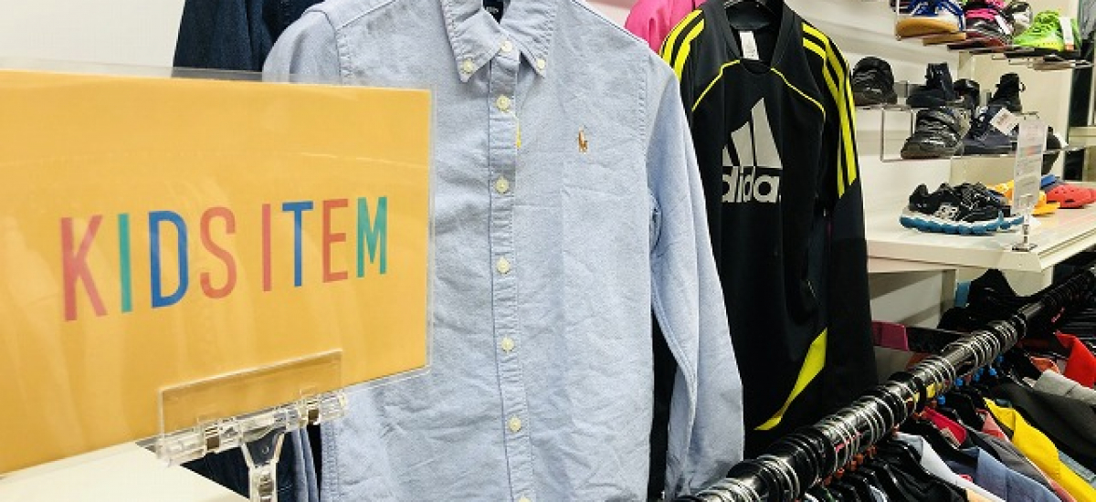 レディース、メンズだけではなく、ファミリーの方も必見のキッズコーナーもございます。